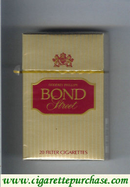 Bond Street Godfrey Phillips cigarettes USA